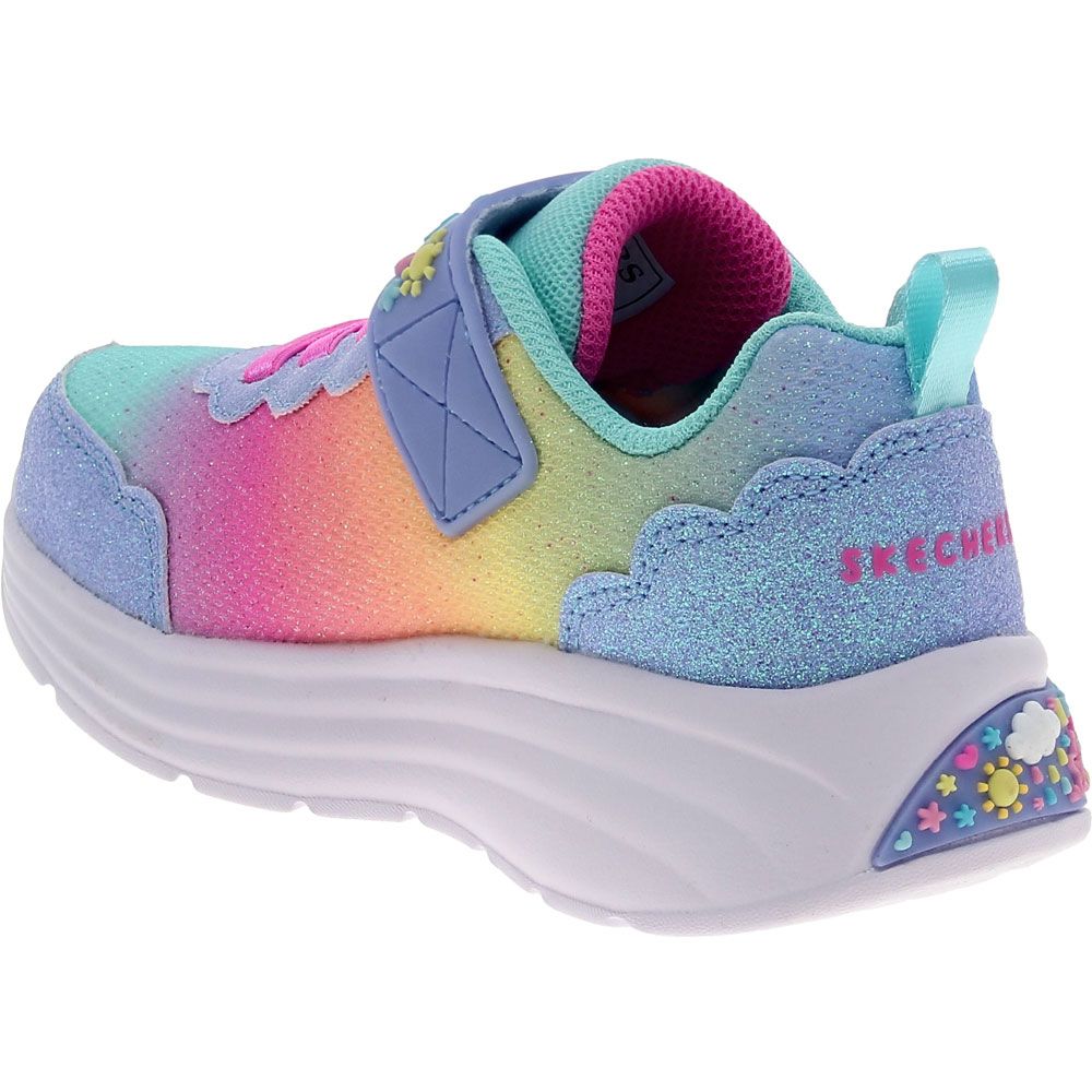 Skechers My Dreamers Athletic Shoes - Baby Toddler Blue Multi Back View