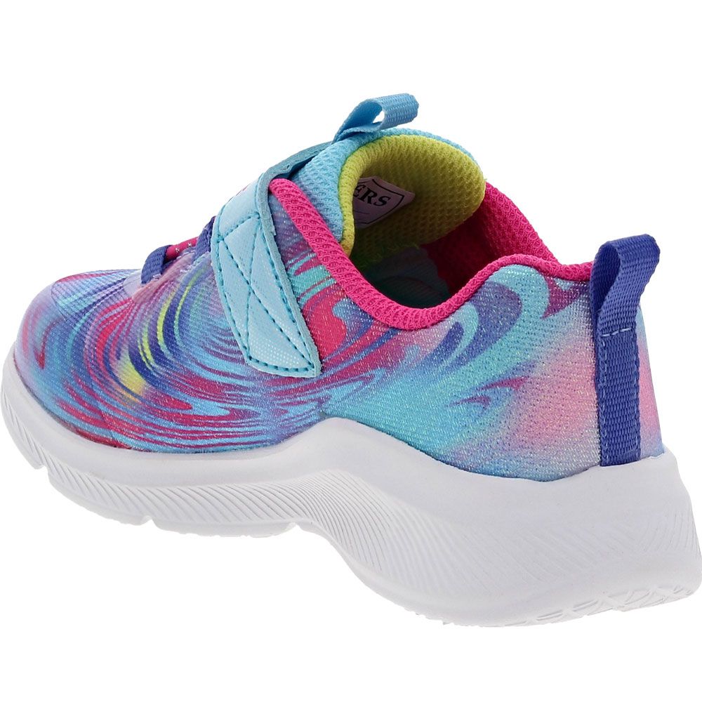 Skechers Dreamy Lites Swirly Sweets Toddler Athletic Shoes Multi Back View