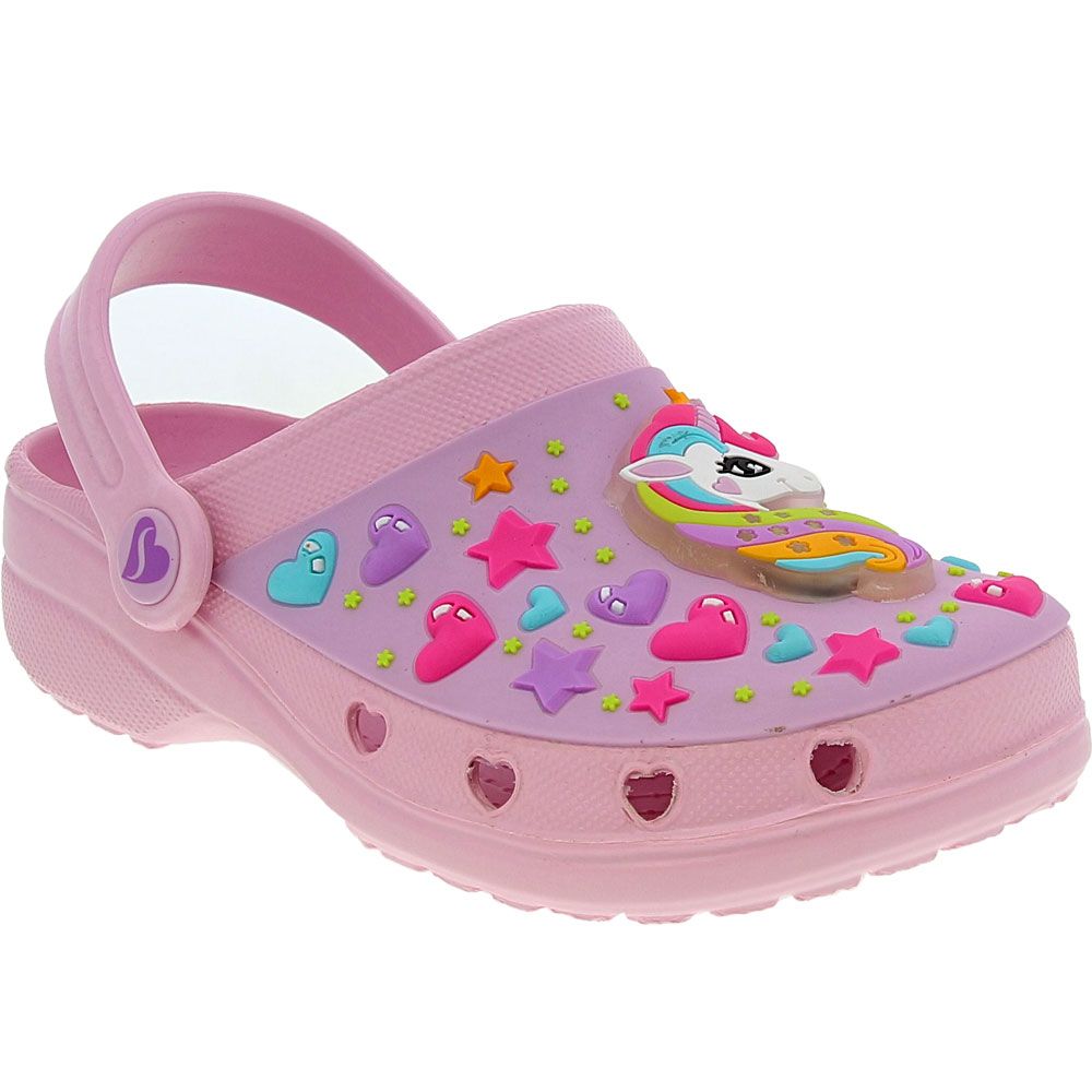 Skechers Heart Charmer Unicorn Sandals - Baby Toddler Pink