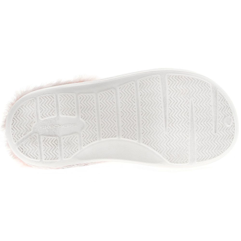 Skechers Cozy Camper Slippers - Boys | Girls White Pink Sole View
