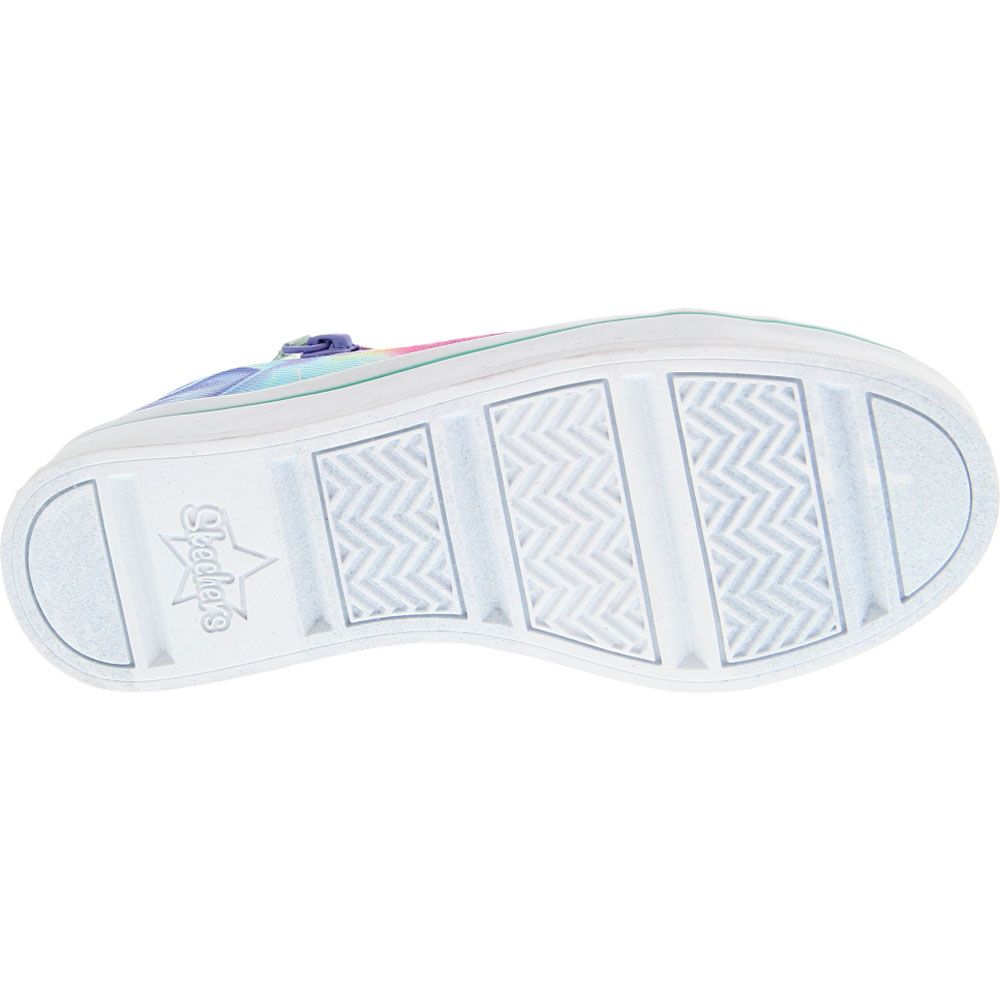 Skechers Twi-Lites Prism Swirl Girls Lifestyle Shoes Multi Sole View