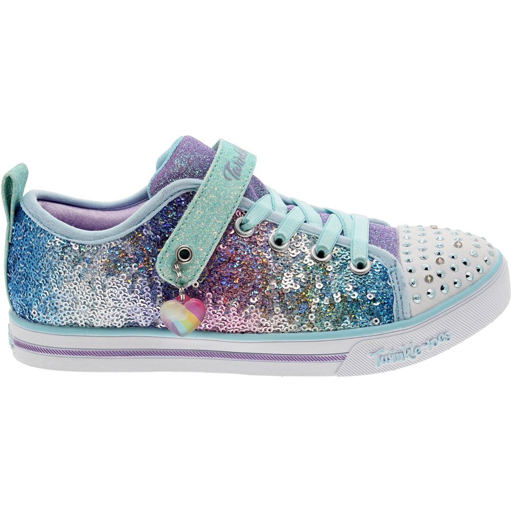 Skechers Twinkle Toes Sparkle Lite Sequins So Bright Girls Lifestyle ...