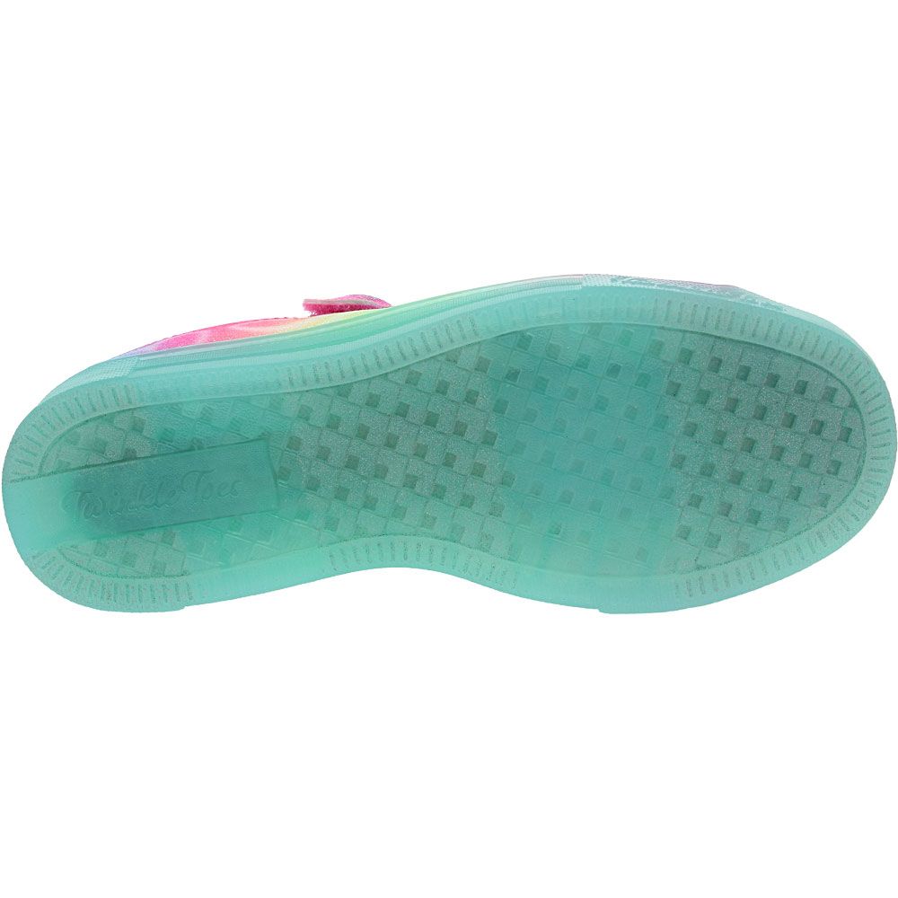 Skechers Twinkle Sparks Ice Dreamsicle Lifestyle - Girls Multi Sole View