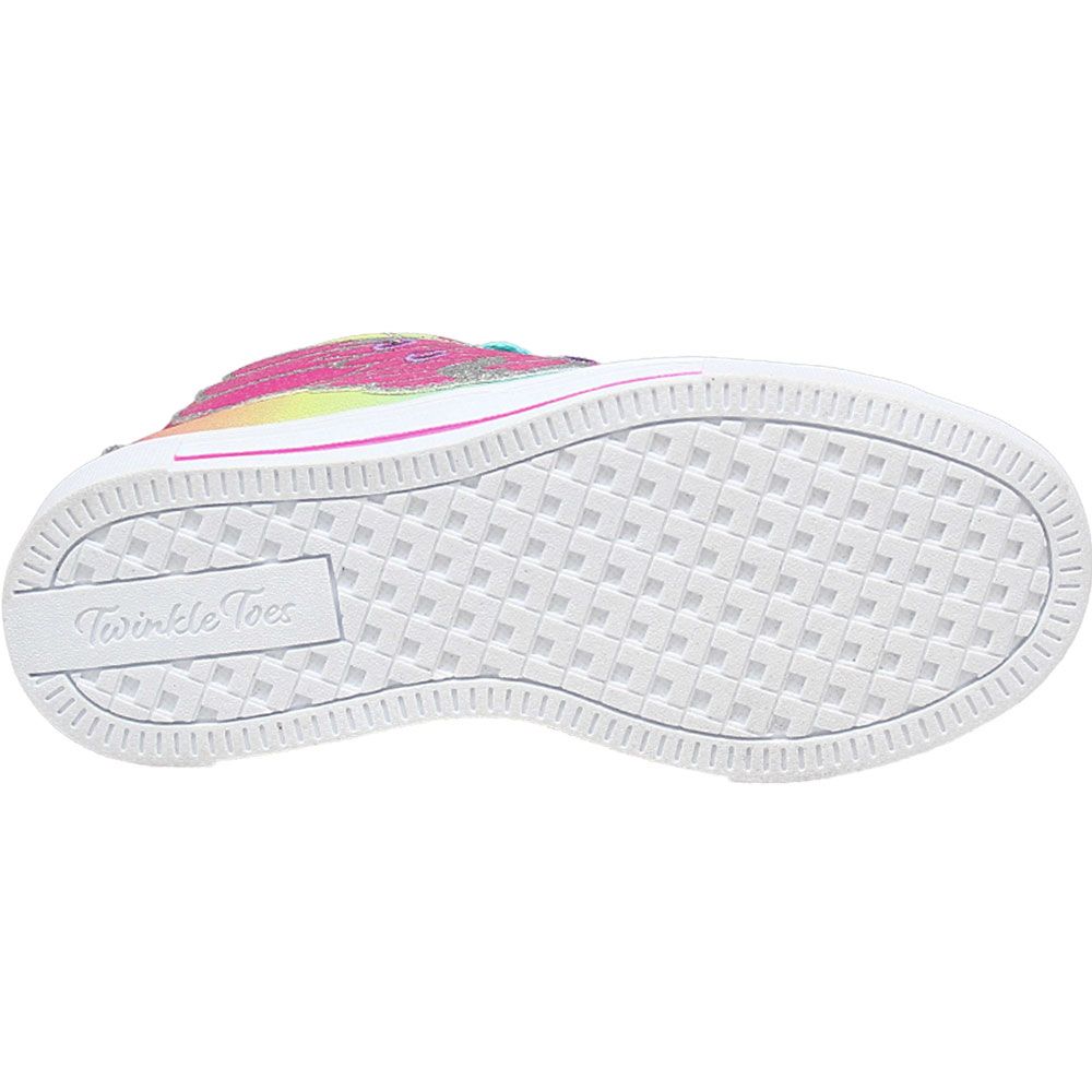 Skechers Twinkle Sparks Wing Charm Girls Lifestyle Shoes Multi Sole View