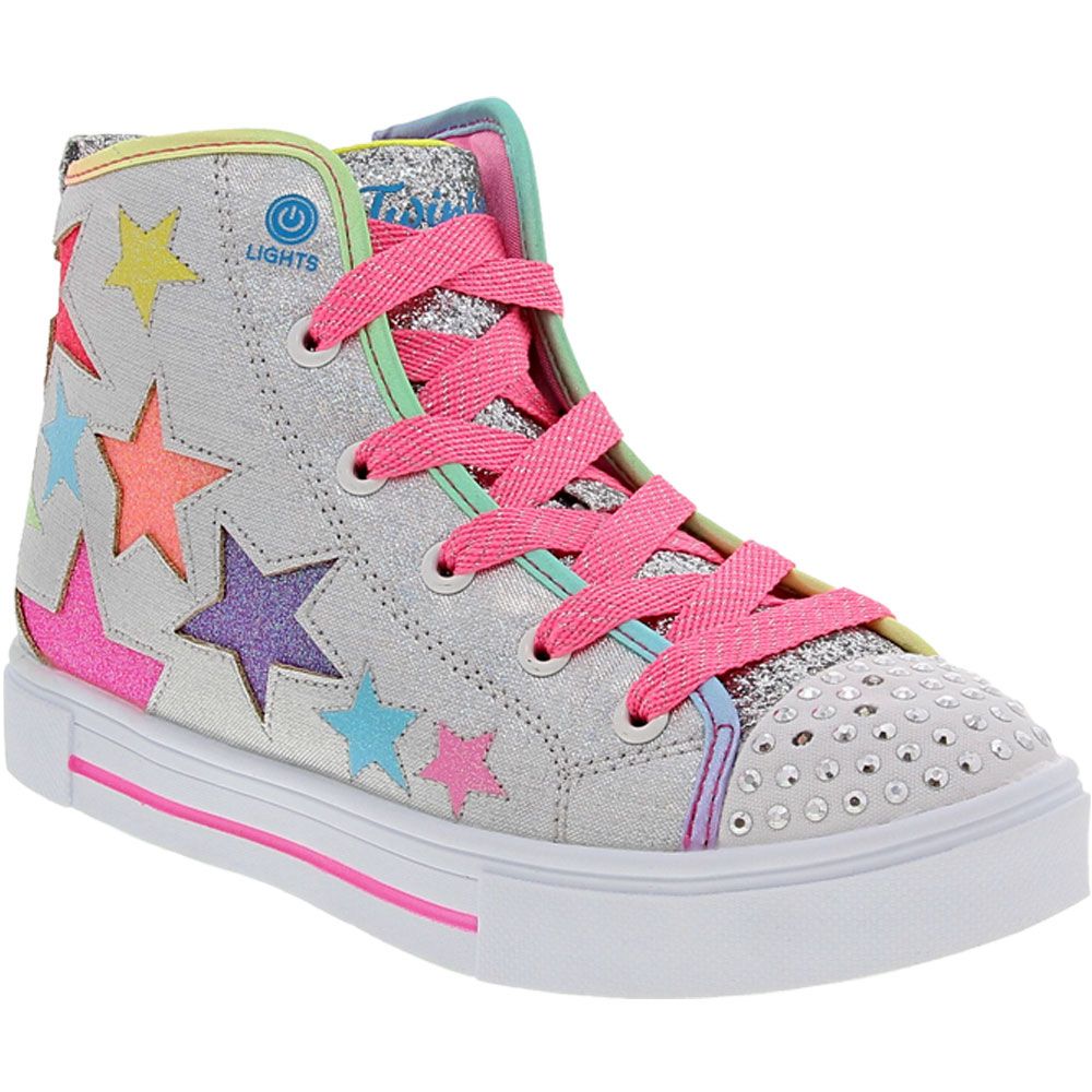 Skechers Twinkle Sparks Star Glitz | Girls Light Up Shoes | Rogan's Shoes