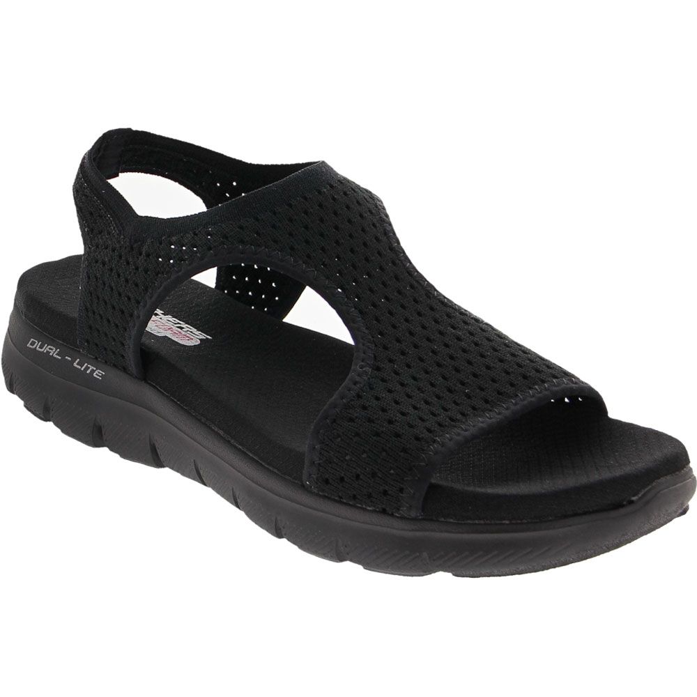 Skechers Flex Appeal 2 Dejavu Water Sandals - Womens Black