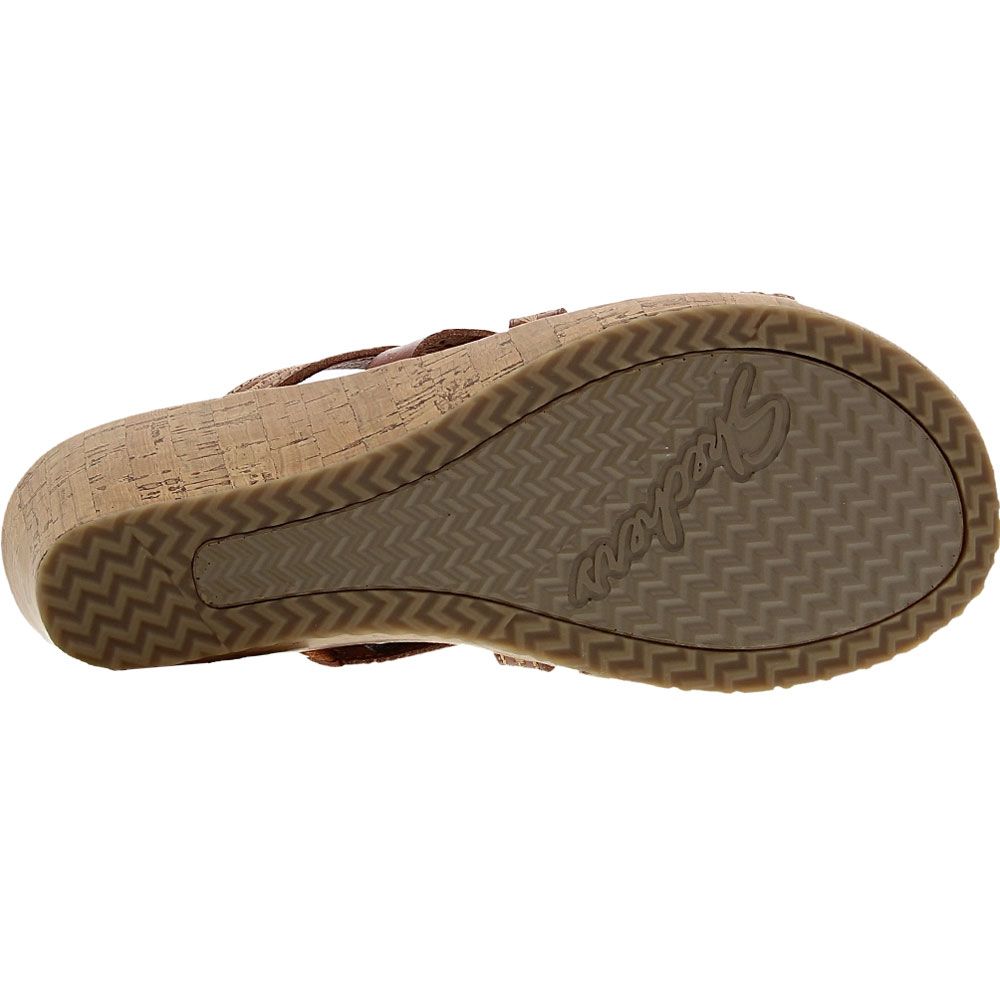 Skechers Beverlee Sandals - Womens Brown Sole View