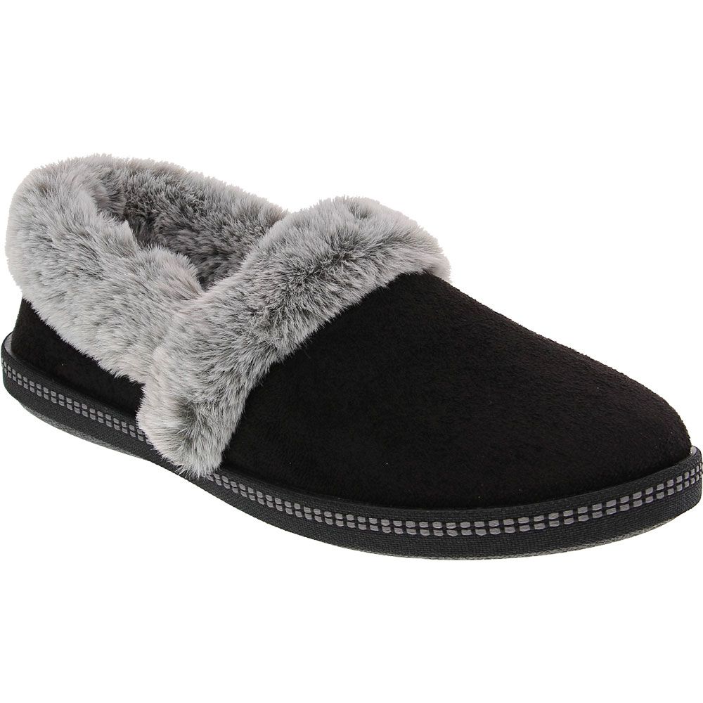 Skechers Cozy Campfire Team Toa Slippers - Womens Black Grey