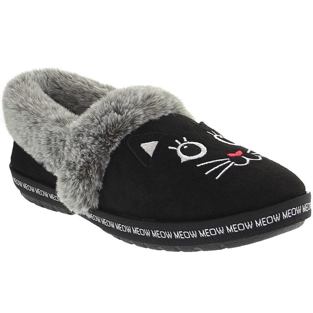 Skechers Too Cozy Meow Pajamas Slippers - Womens Black