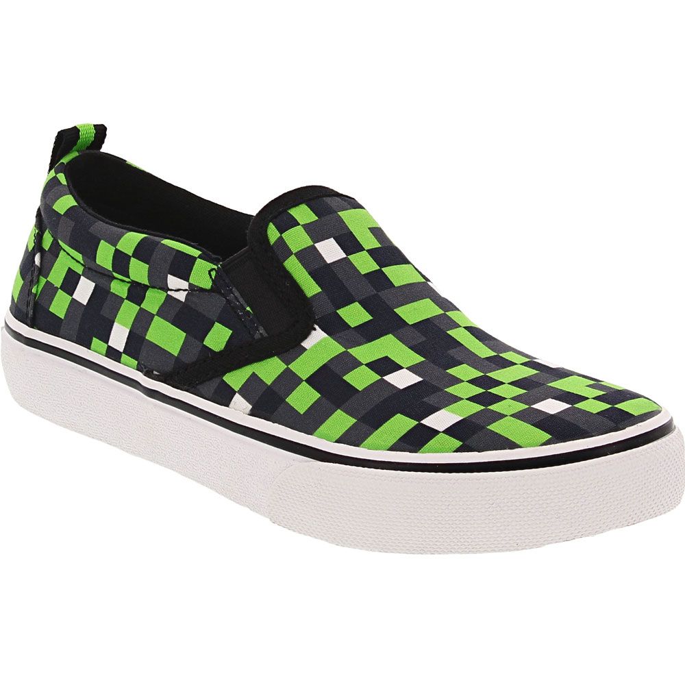Skechers Street Fame Lifestyle - Boys Lime Charcoal