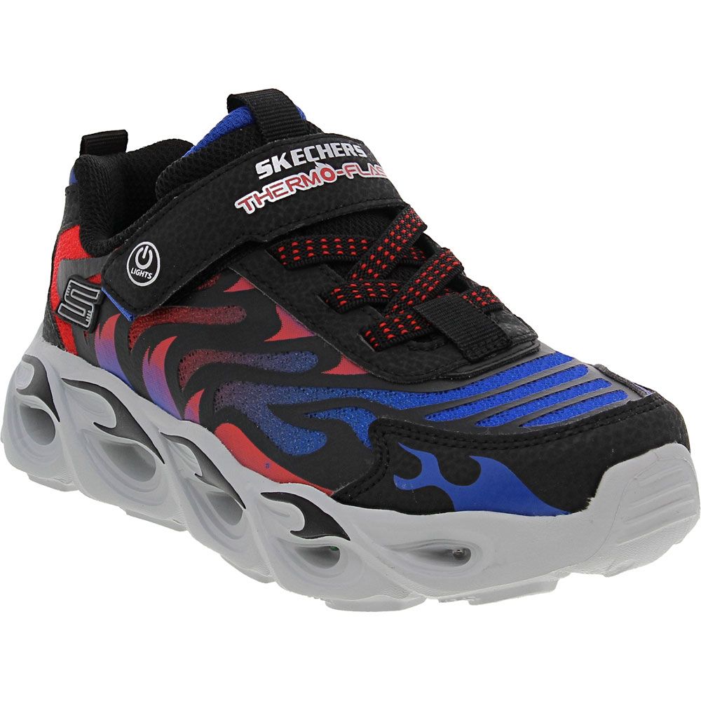 Skechers Thermo Flash Flames Running - Boys Black Blue