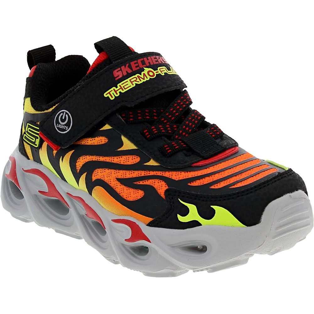 Skechers Thermo Flash Flames Running - Boys Black Red