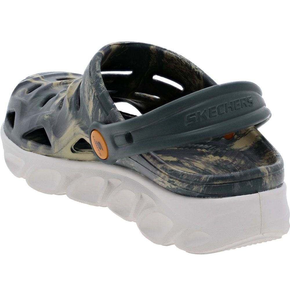Skechers Hypno Flash Fusion Blast Lighted Boys Water Sandals Camouflage Back View