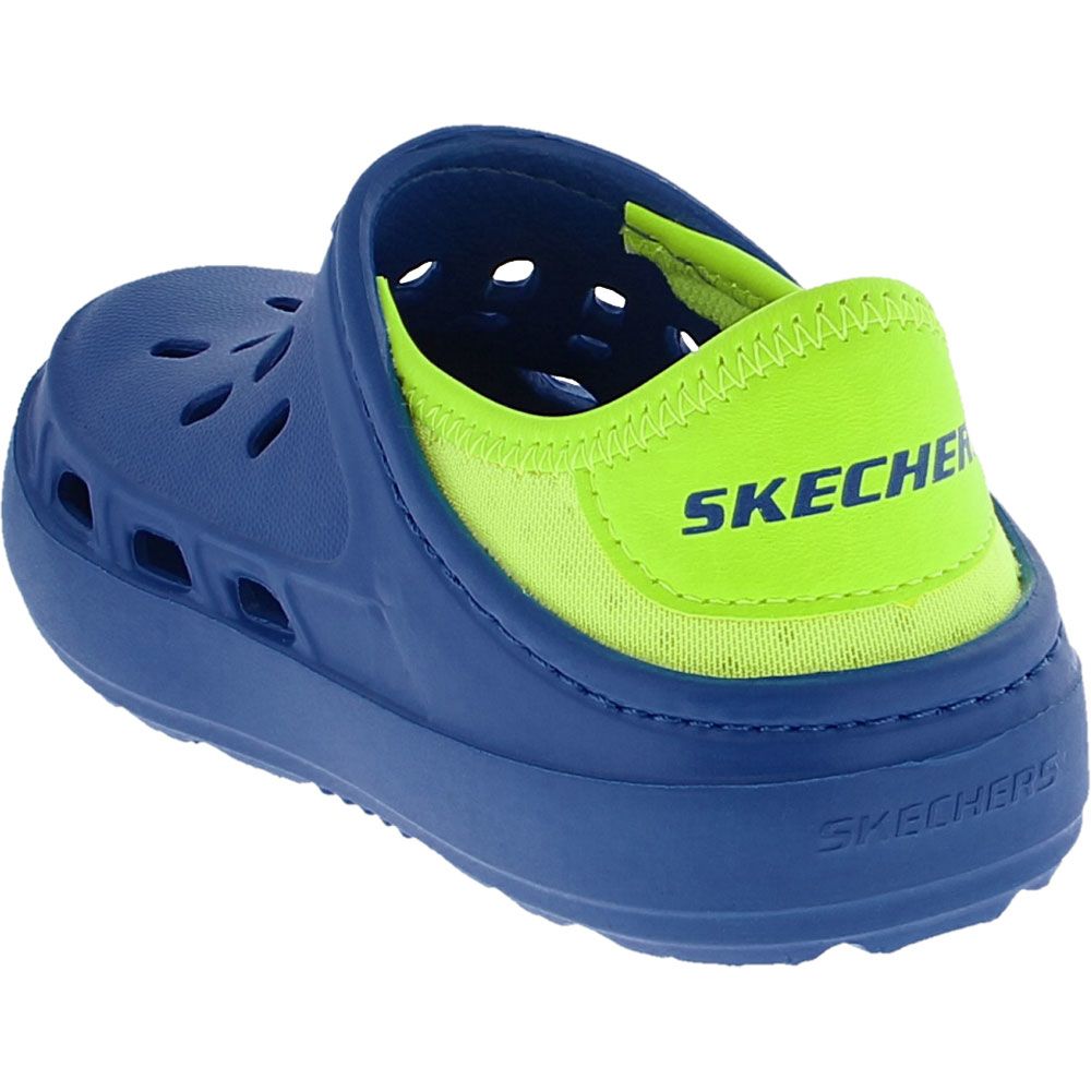 Skechers Swifters 2 So Breezy Sandals - Baby Toddler Blue Back View