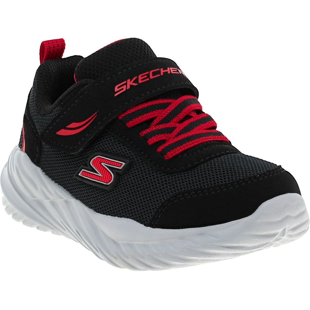 Skechers Nitro Sprint Athletic Shoes - Baby Toddler Black Red