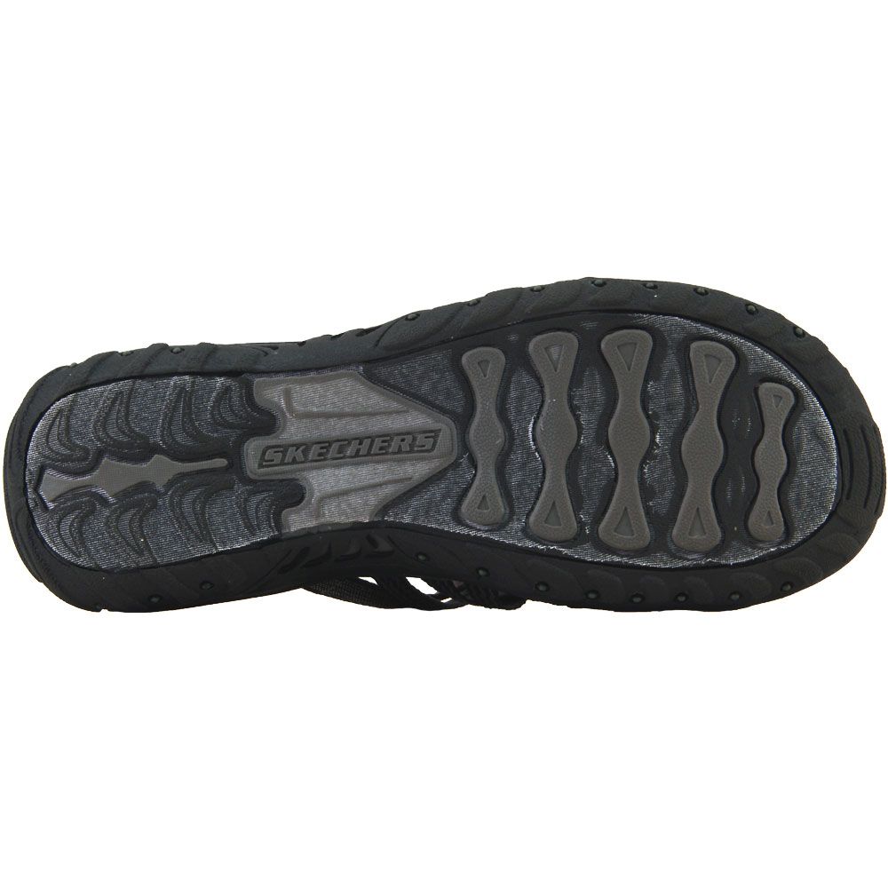 Skechers Reggae Repetition Sandals - Womens Black Sole View