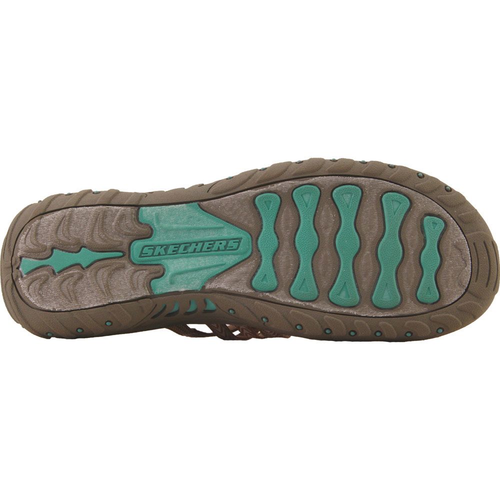 Skechers Reggae Repetition Sandals - Womens Taupe Sole View