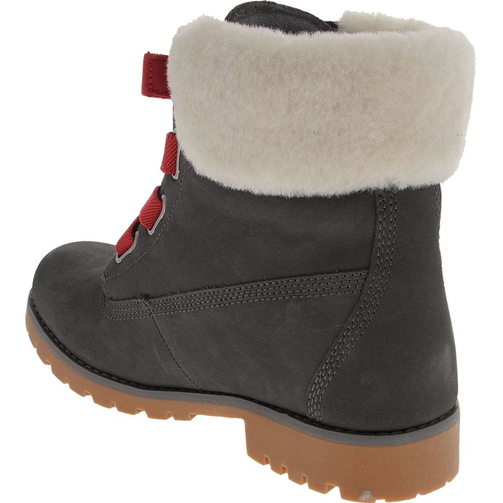 Skechers Cypress Big Plans Winter Boots - Womens Charcoal Back View