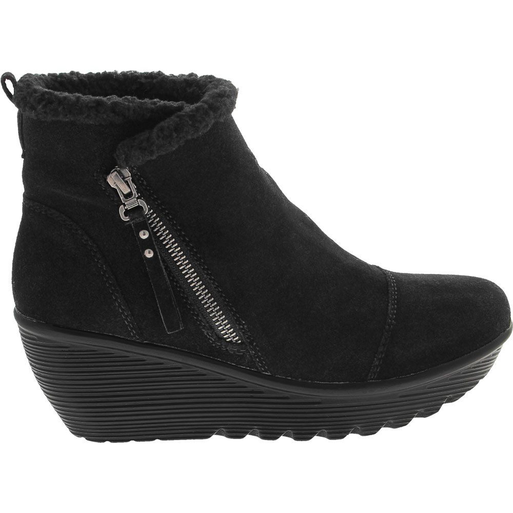 Skechers Parallel Off Hours Winter Boots - Womens Black Side View