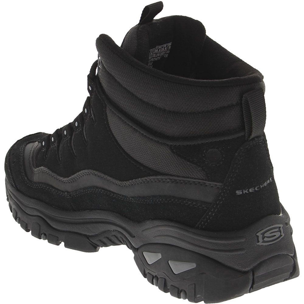 Skechers Energy Cool Rider Hiking Boots - Womens Black Back View