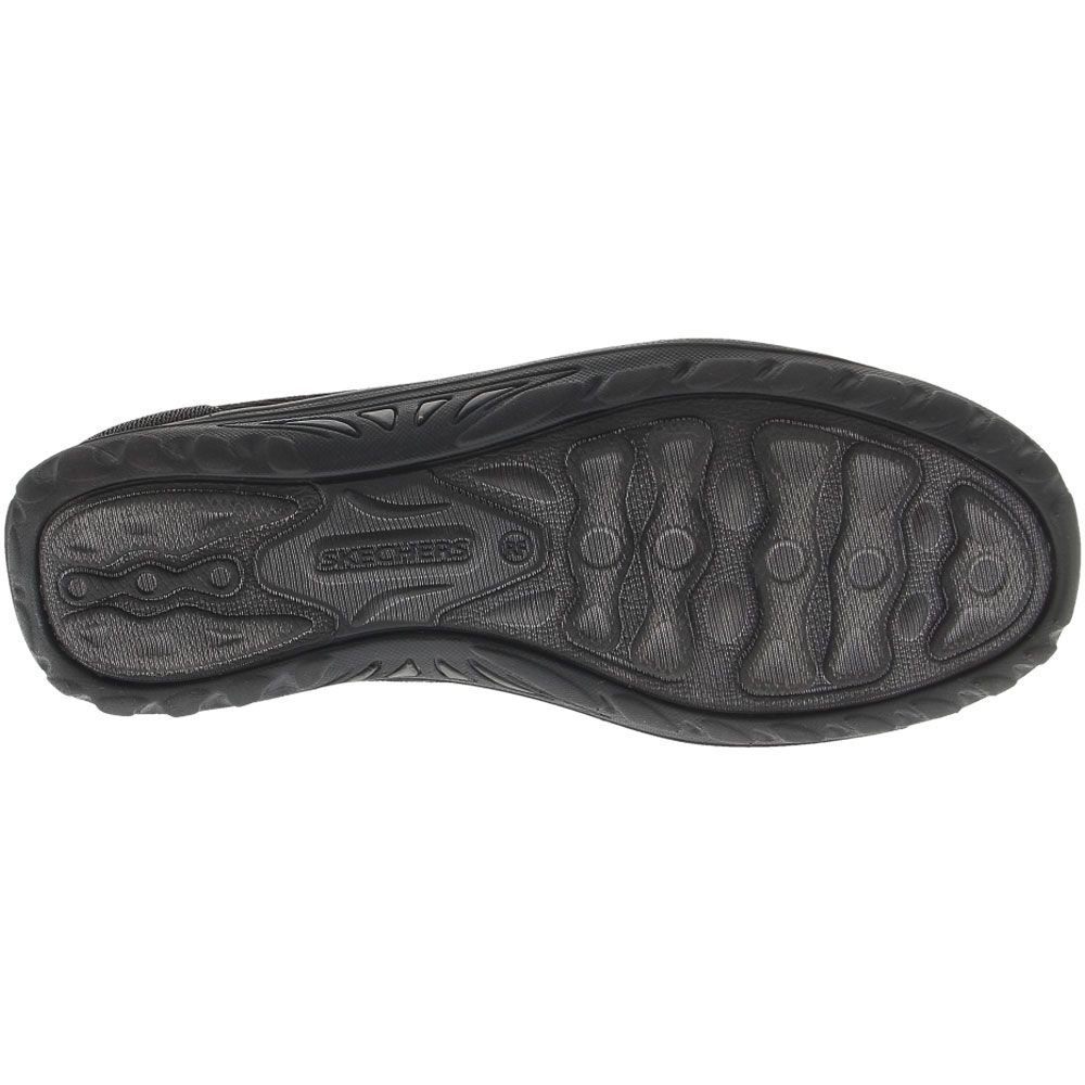 Skechers Reggae Fest Willows Slip on Casual Shoes - Womens Black Sole View