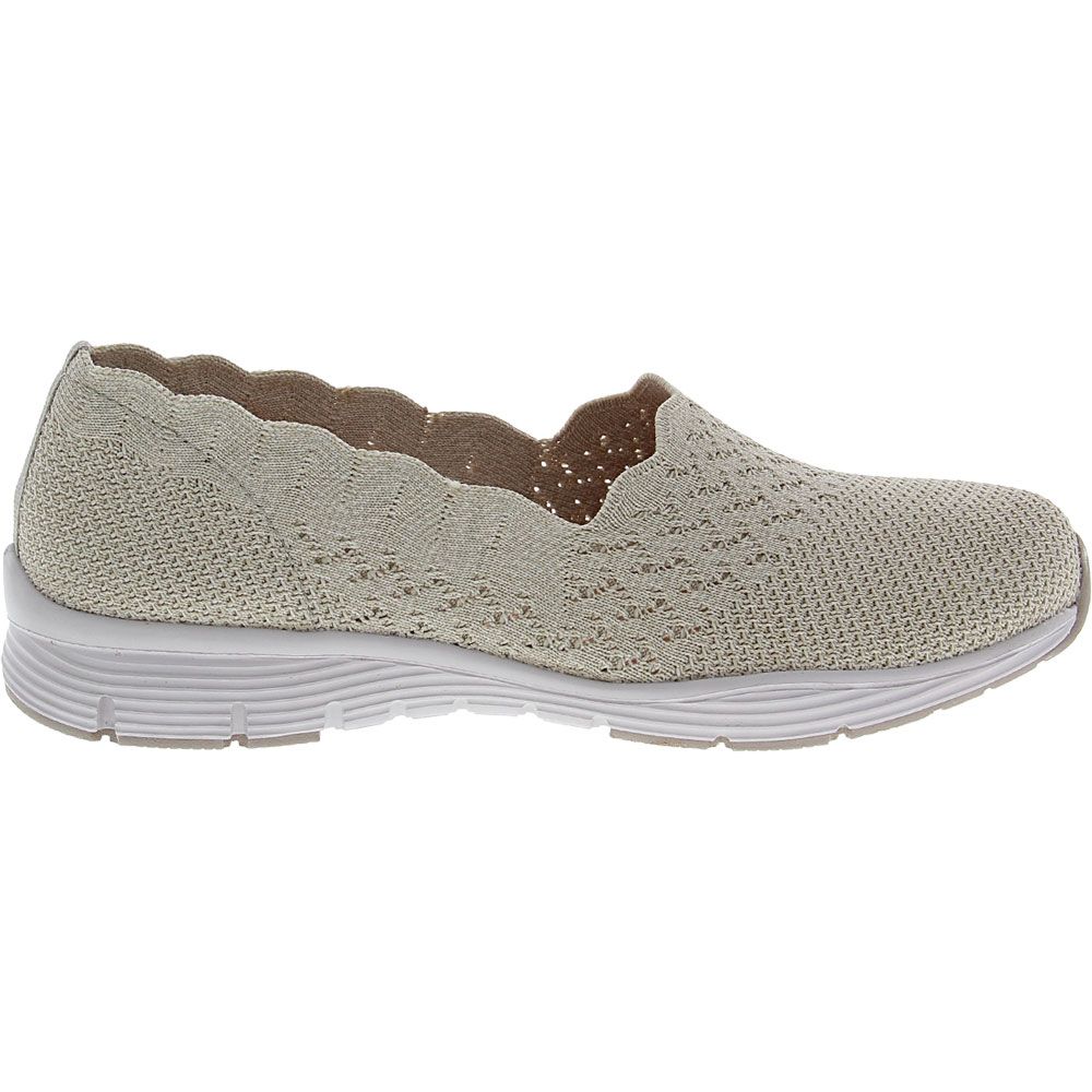 Skechers Seager Stat Slip on Casual Shoes - Womens Natural
