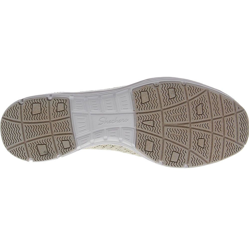 Skechers Seager Stat Slip on Casual Shoes - Womens Natural Sole View