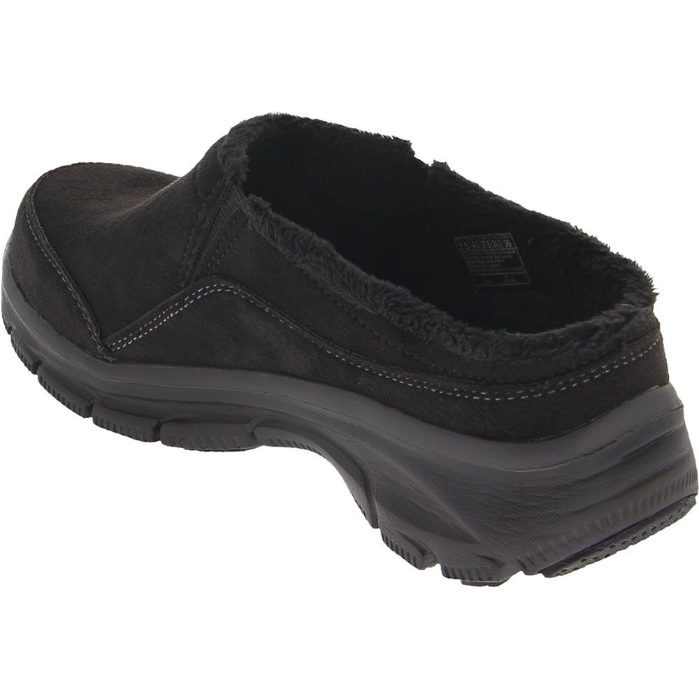 Skechers Easy Going Latte Slip on Casual Shoes - Womens Black Back View