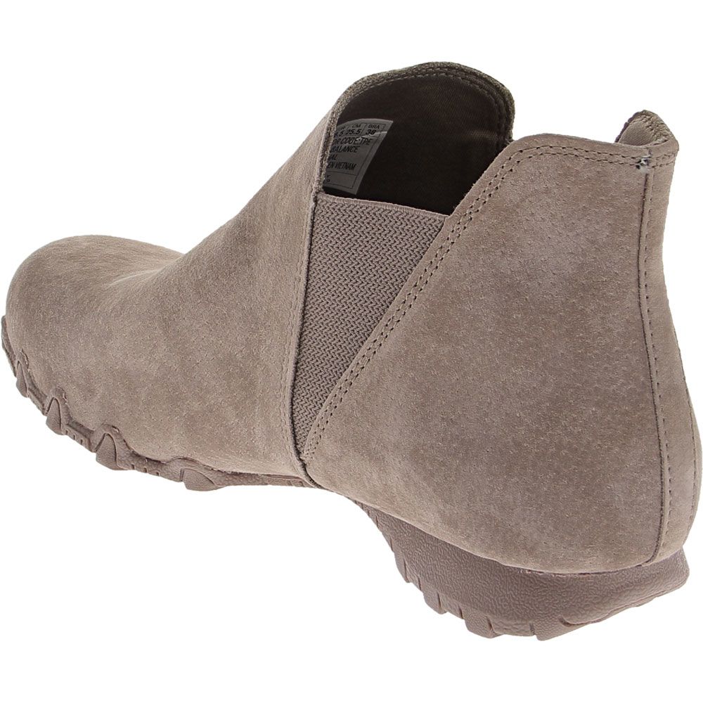 Skechers Bikers Mc Bellore Casual Boots - Womens Taupe Back View