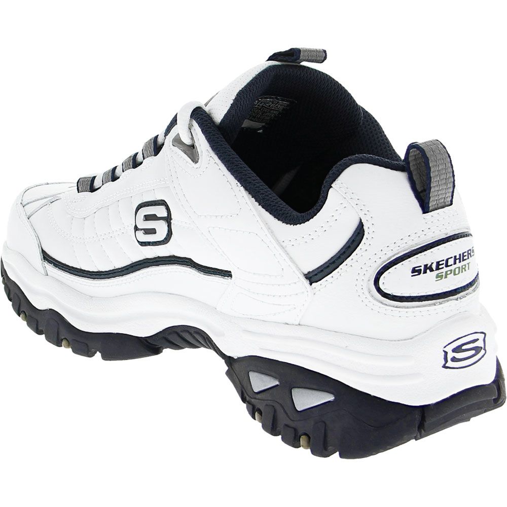 Skechers Energy - After Burn Training Shoes - Mens White Navy Back View