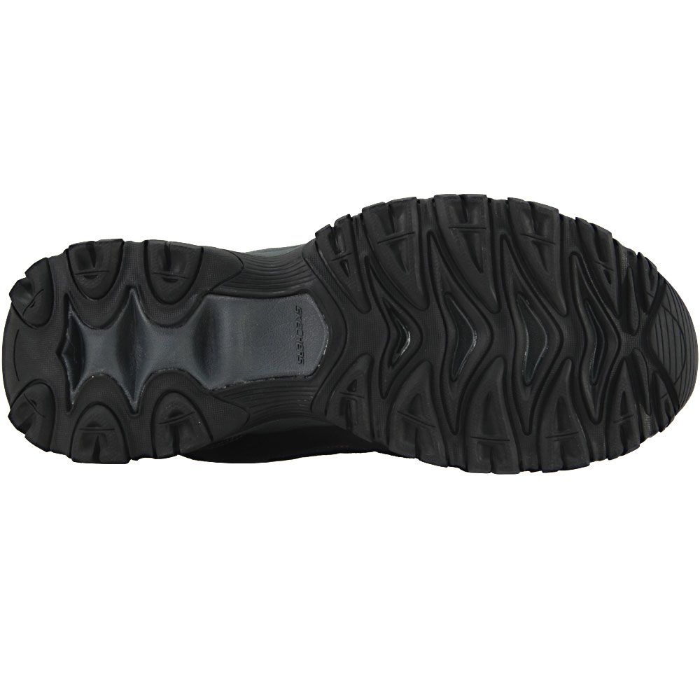 Skechers After Burn M Fit Geardo Hiking Boots - Mens Black Charcoal Sole View