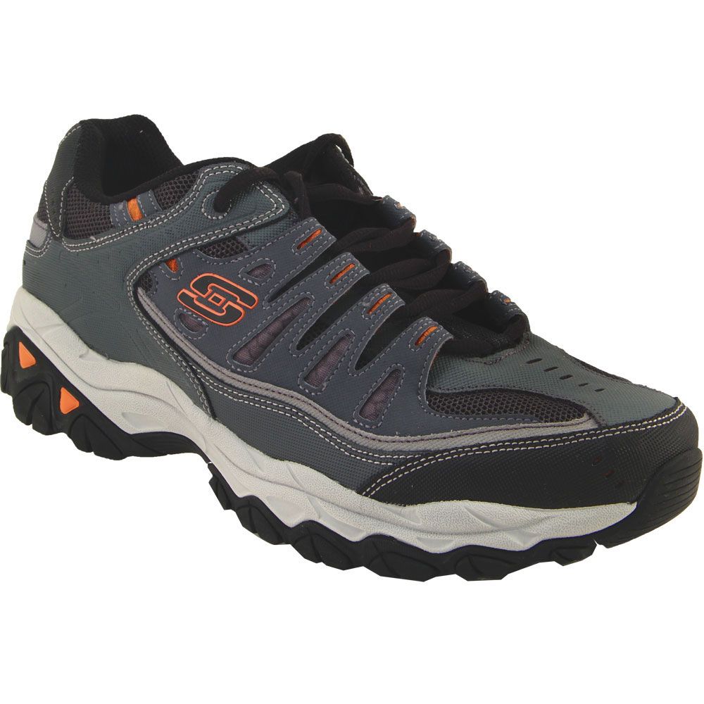 Skechers After Burn M Fit Hiking Shoes - Mens Charcoal Gray