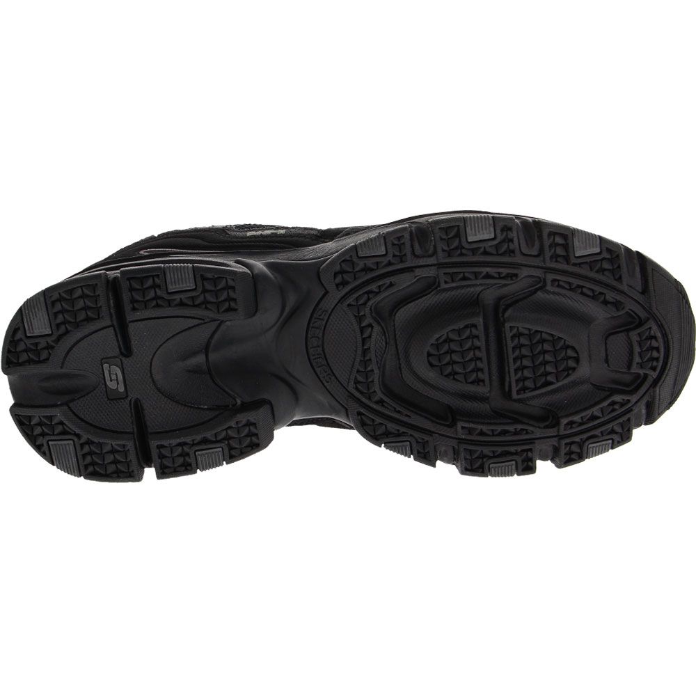 Skechers Vigor 2 Hiking Shoes - Mens Black Sole View