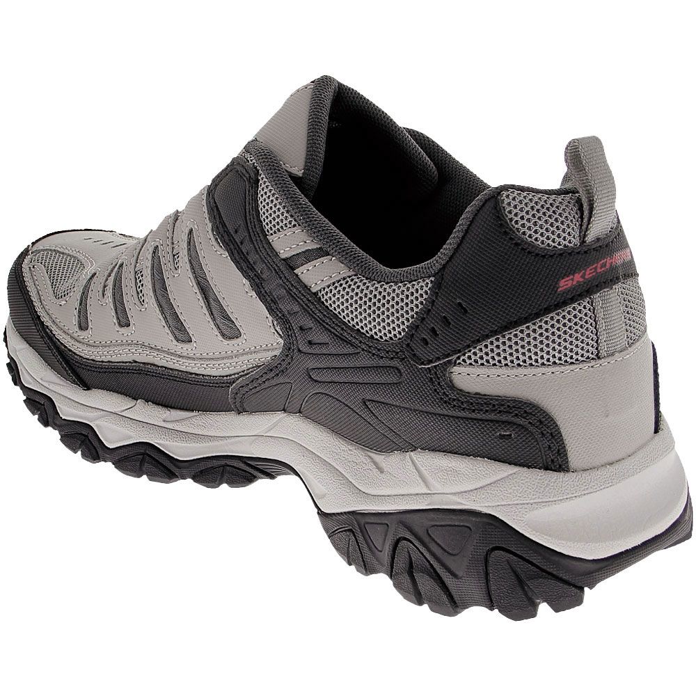 Skechers After Burn M Fitwonted Hiking Shoes - Mens Grey Back View