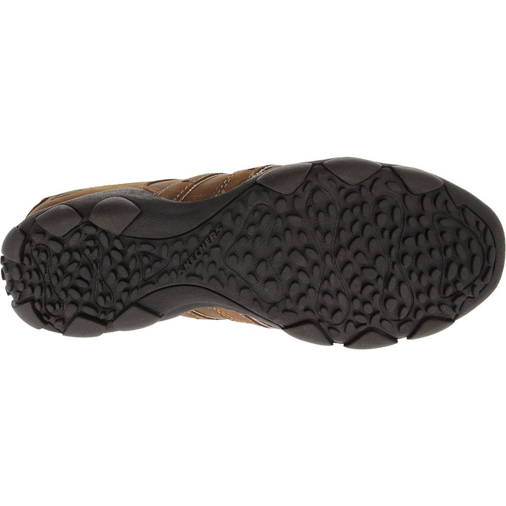 Skechers Diameter - Slip On Casual Shoes - Mens Dark Brown Sole View
