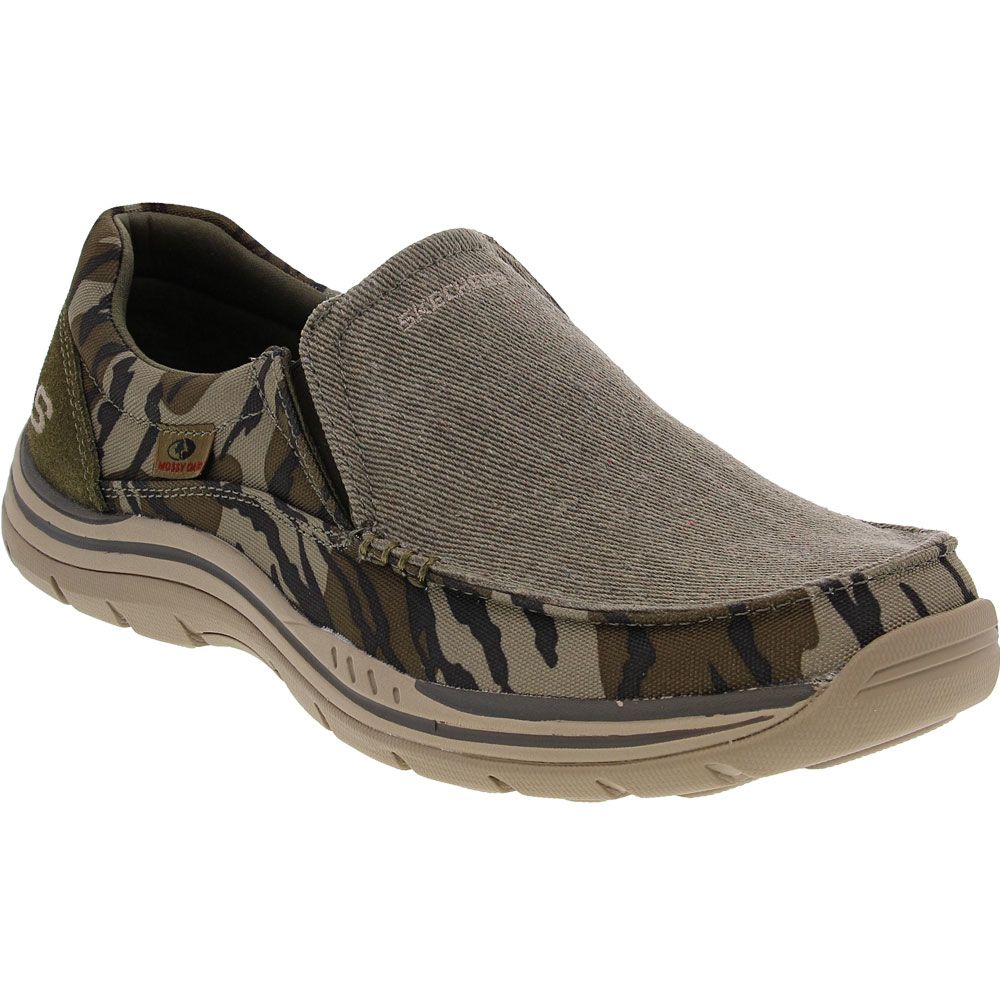 Skechers Avillo Slip On Casual Shoes - Mens Camouflage
