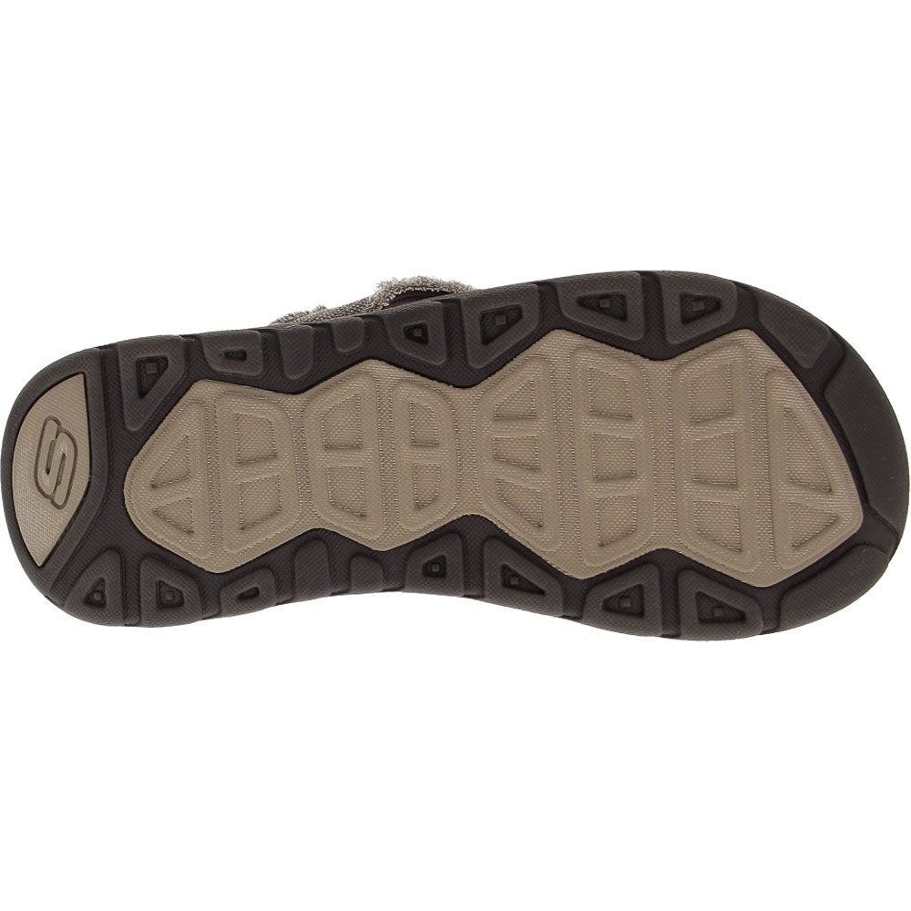 Skechers Supreme Flip Flops - Mens Chocolate Sole View