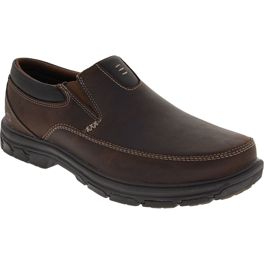Skechers 64261 Slip On Casual Shoes - Mens Brown