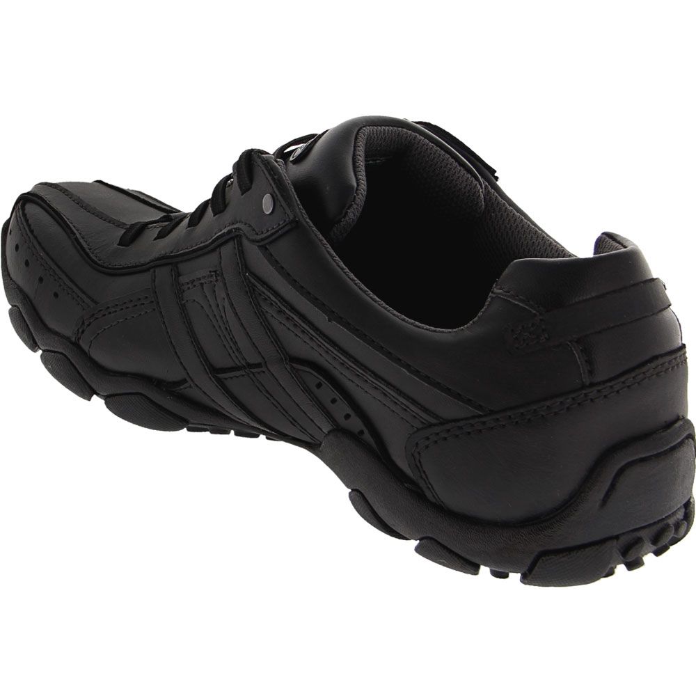 Skechers Diameter Murilo Lace Up Casual Shoes - Mens Black Back View
