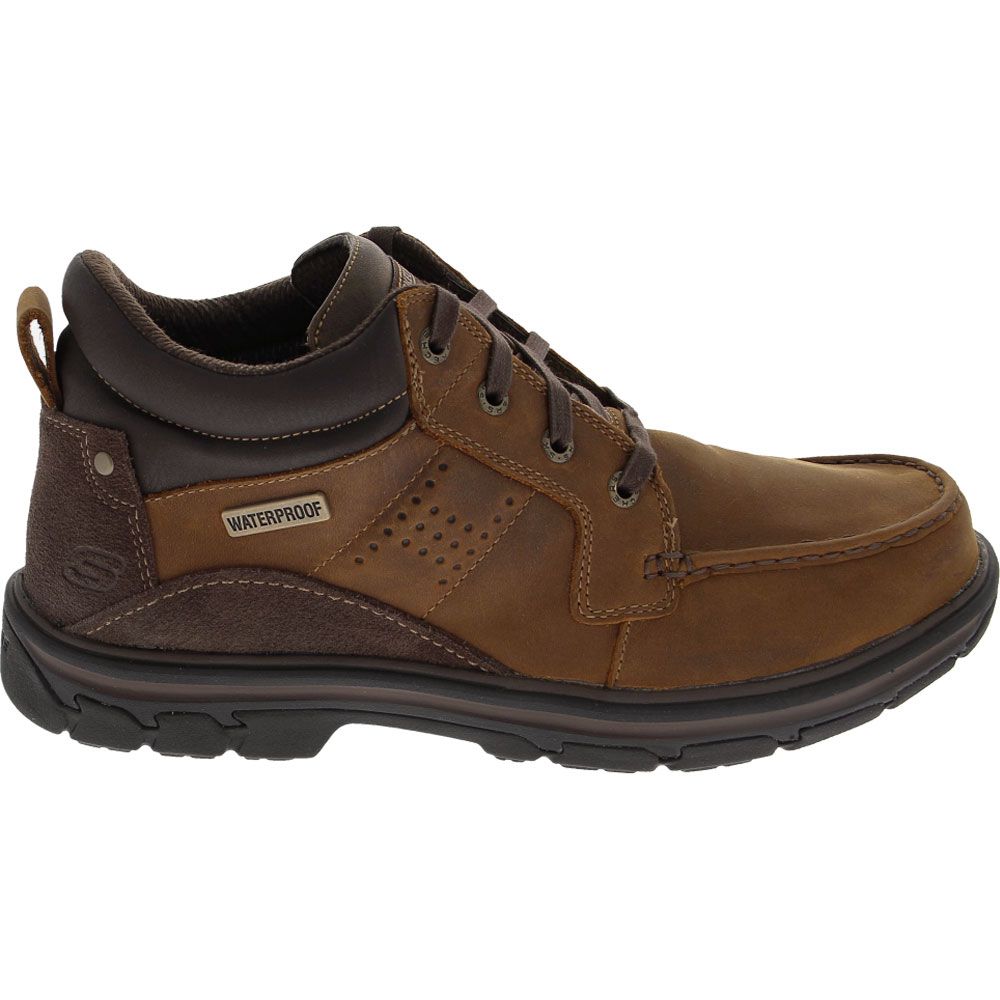 skechers mens leather boots