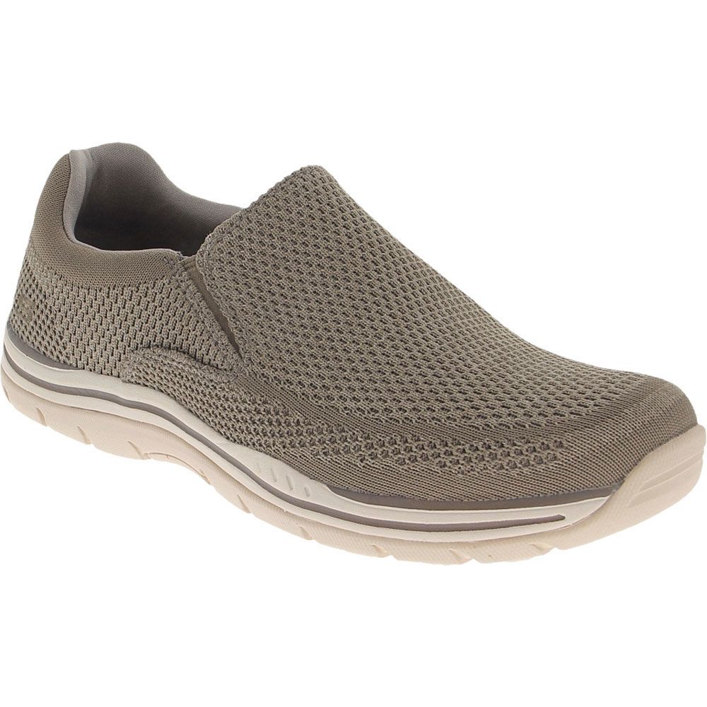 Skechers Expected Gomel Slip On Casual Shoes - Mens Taupe