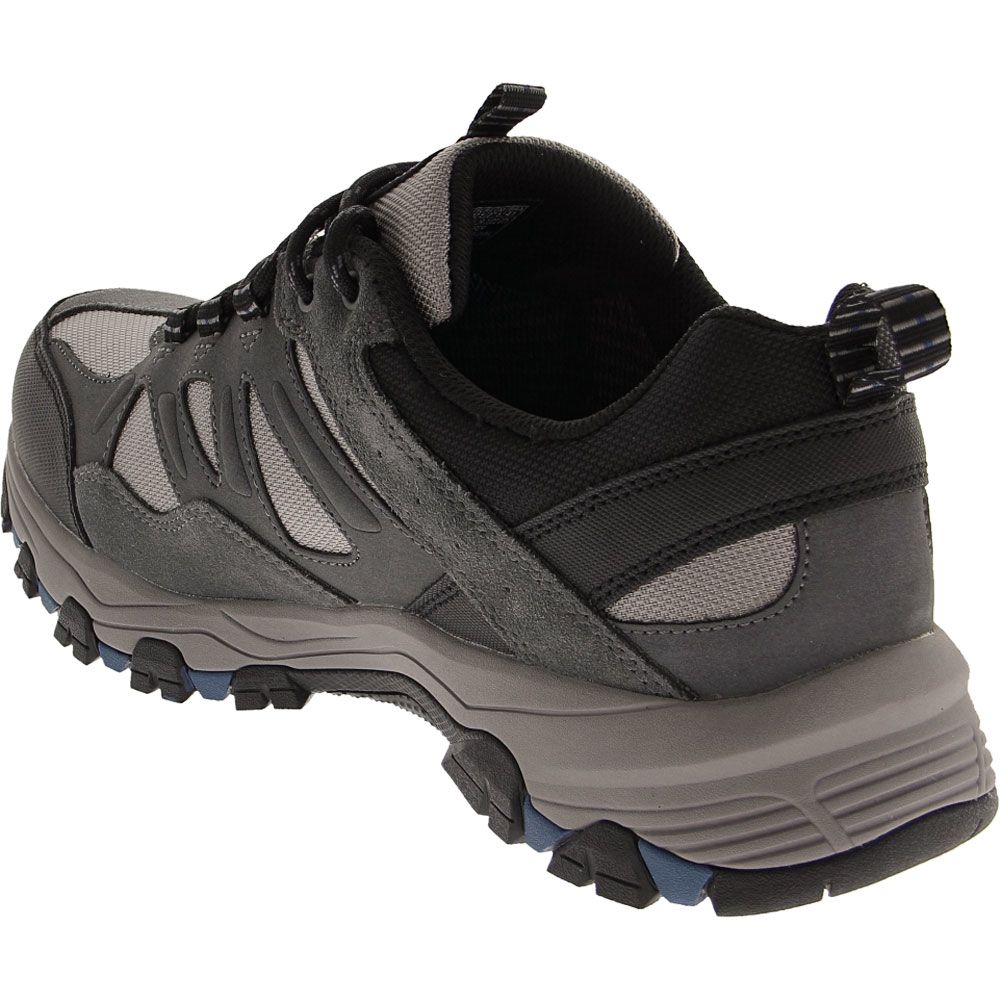 Skechers Selemen Enago Hiking Shoes - Mens Grey Back View