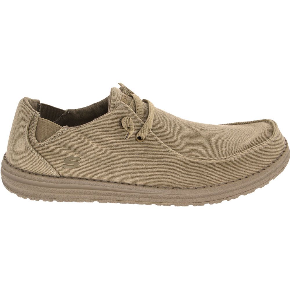 Skechers Melson Raymon Casual Shoes - Mens Taupe Side View