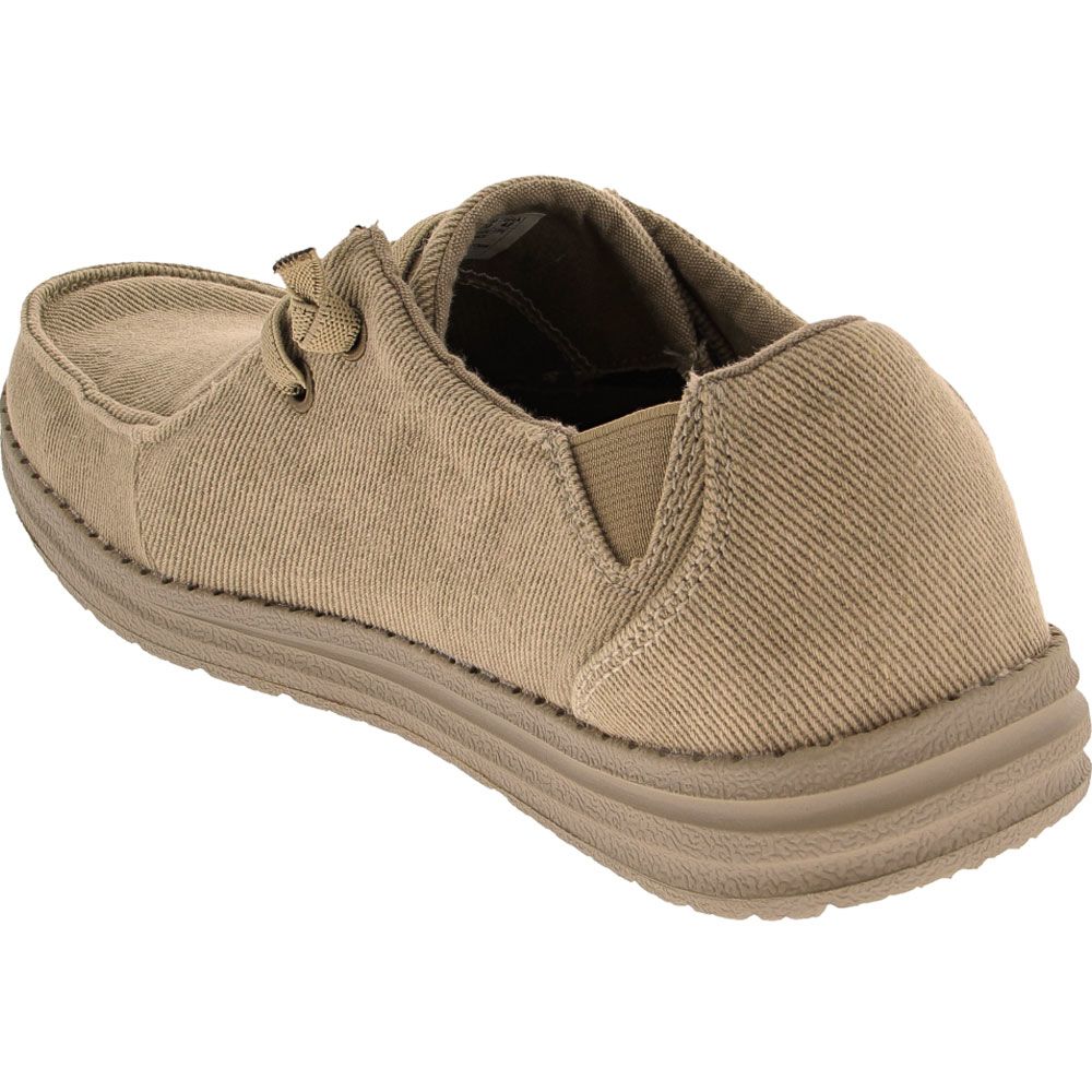 Skechers Melson Raymon Casual Shoes - Mens Taupe Back View