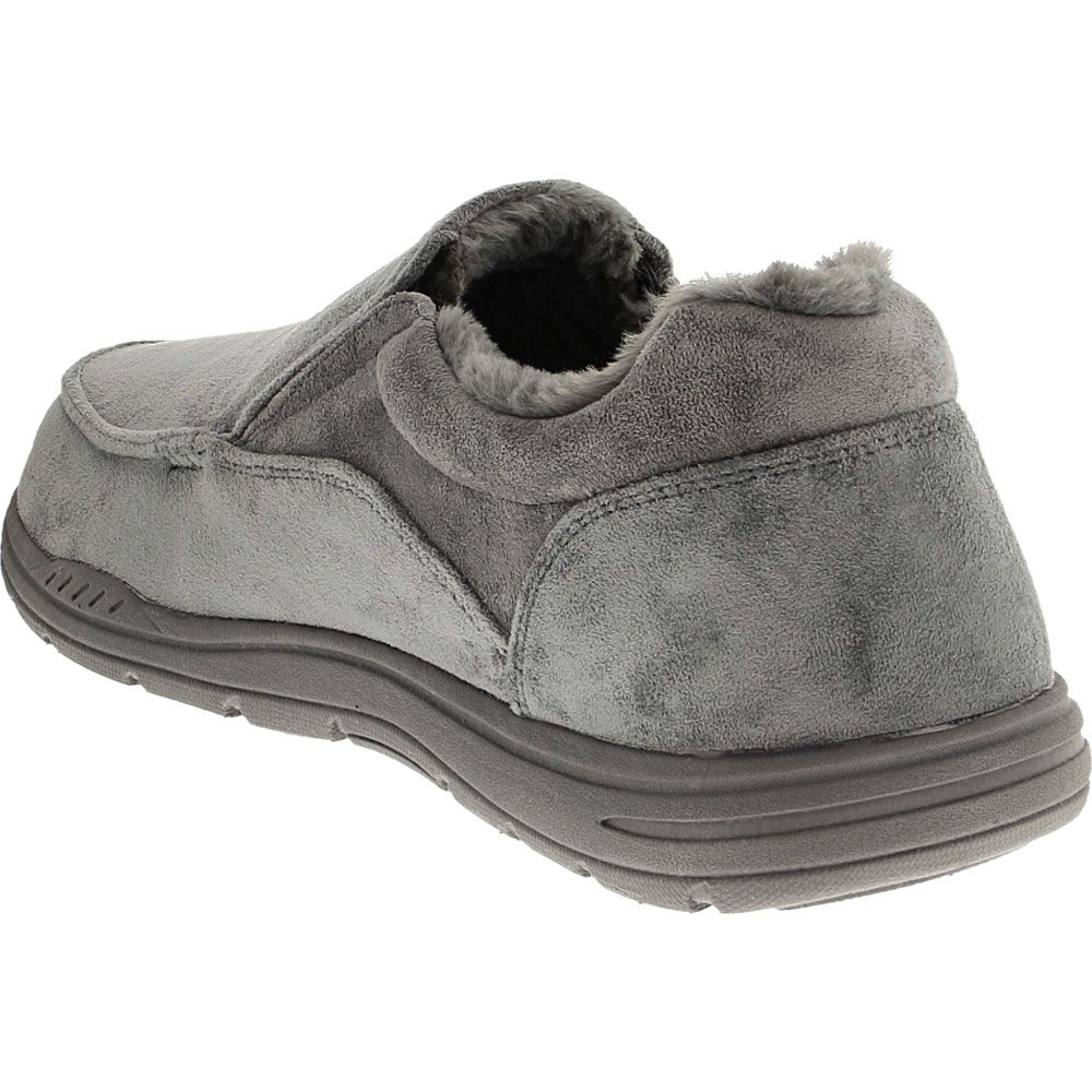Skechers Expected X Larmen Slippers - Mens Charcoal Back View