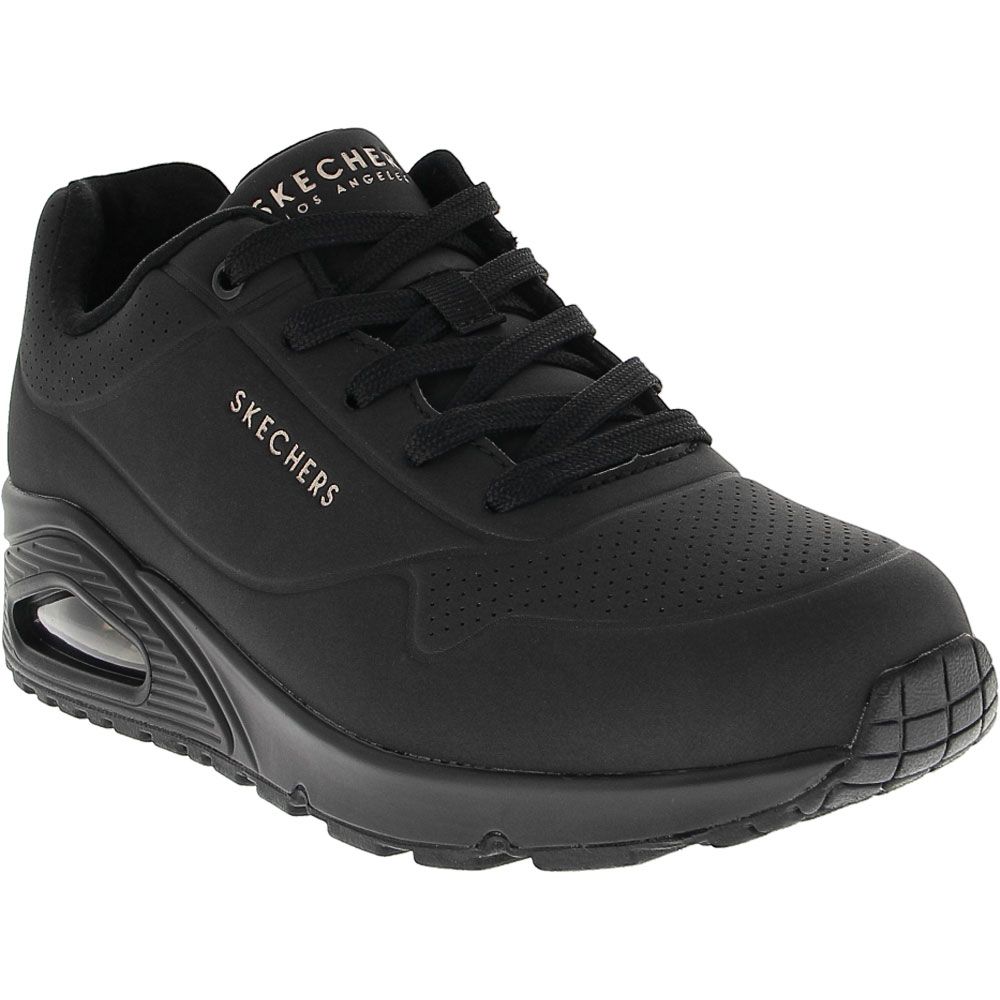 Skechers Uno Stand On Air Lifestyle Shoes - Womens Black Black