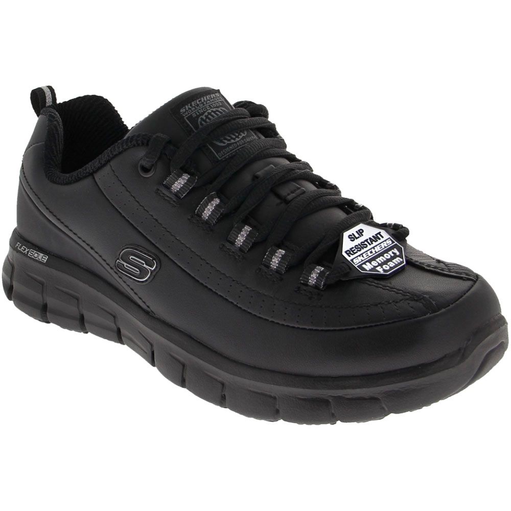 Skechers Work Sure Track Sr Non-Safety Toe Work Shoes - Womens Black