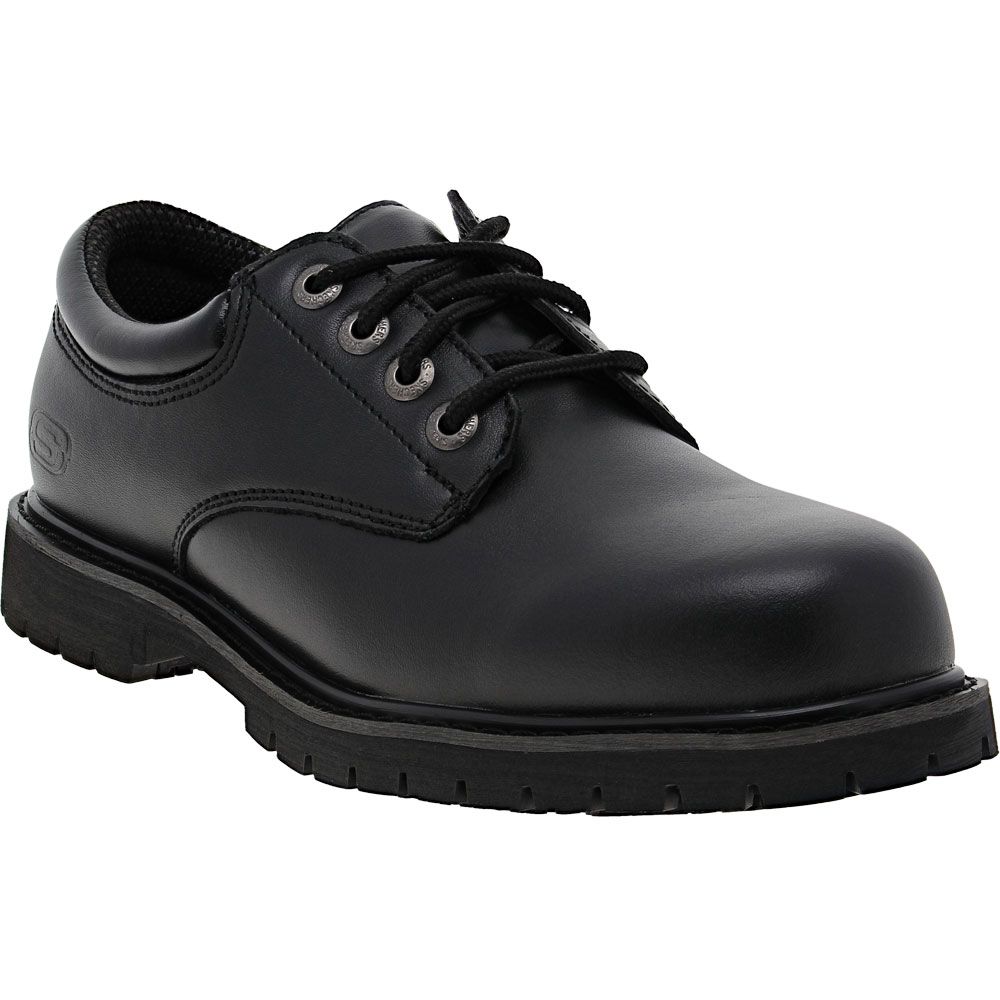 Skechers 77041 Work Shoes - Mens Black