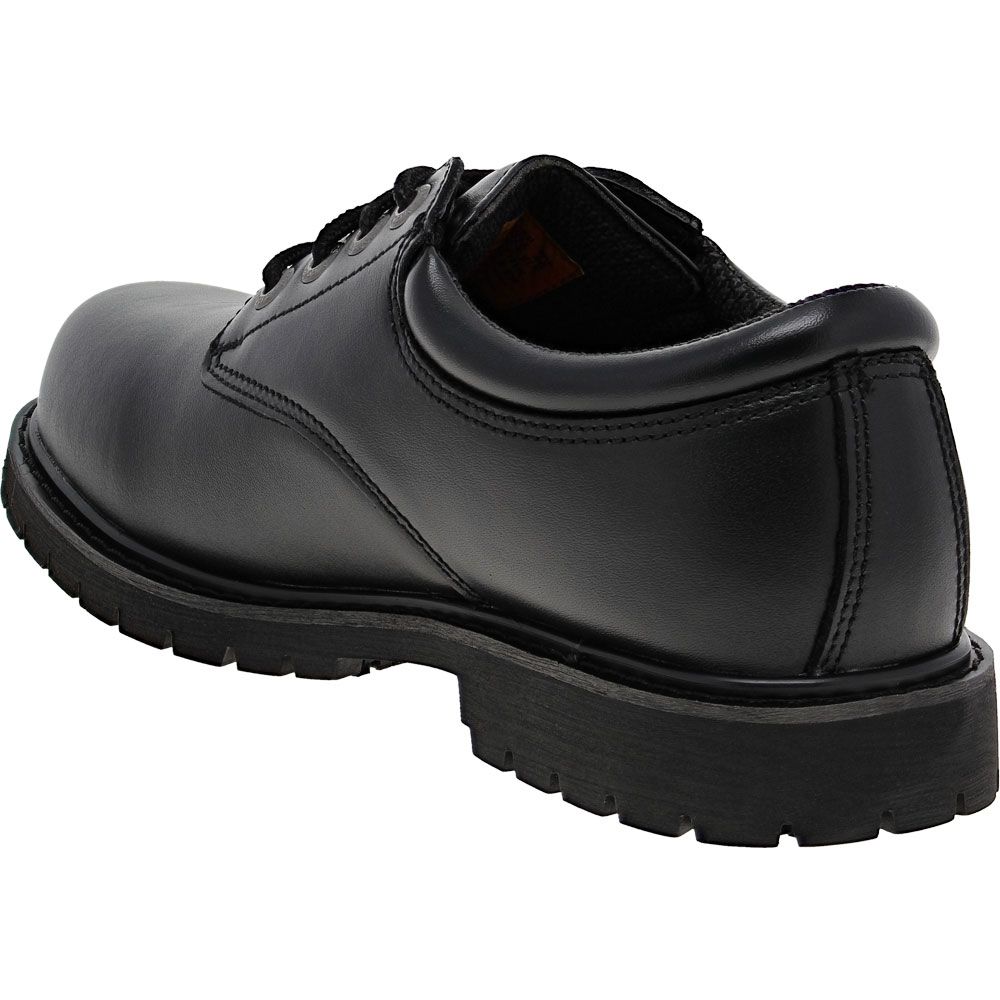 Skechers 77041 Work Shoes - Mens Black Back View