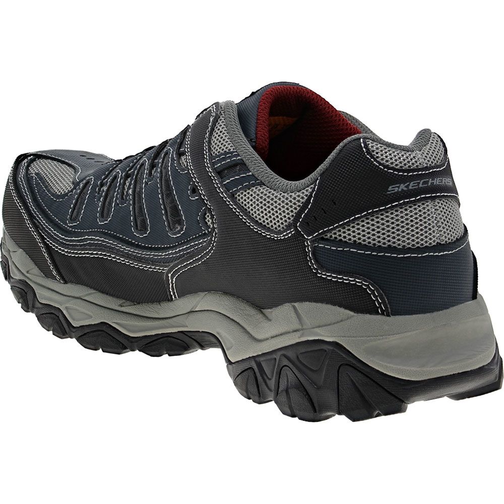 Skechers Work Cankton Ebbit Safety Toe Work Shoes - Mens Navy Back View
